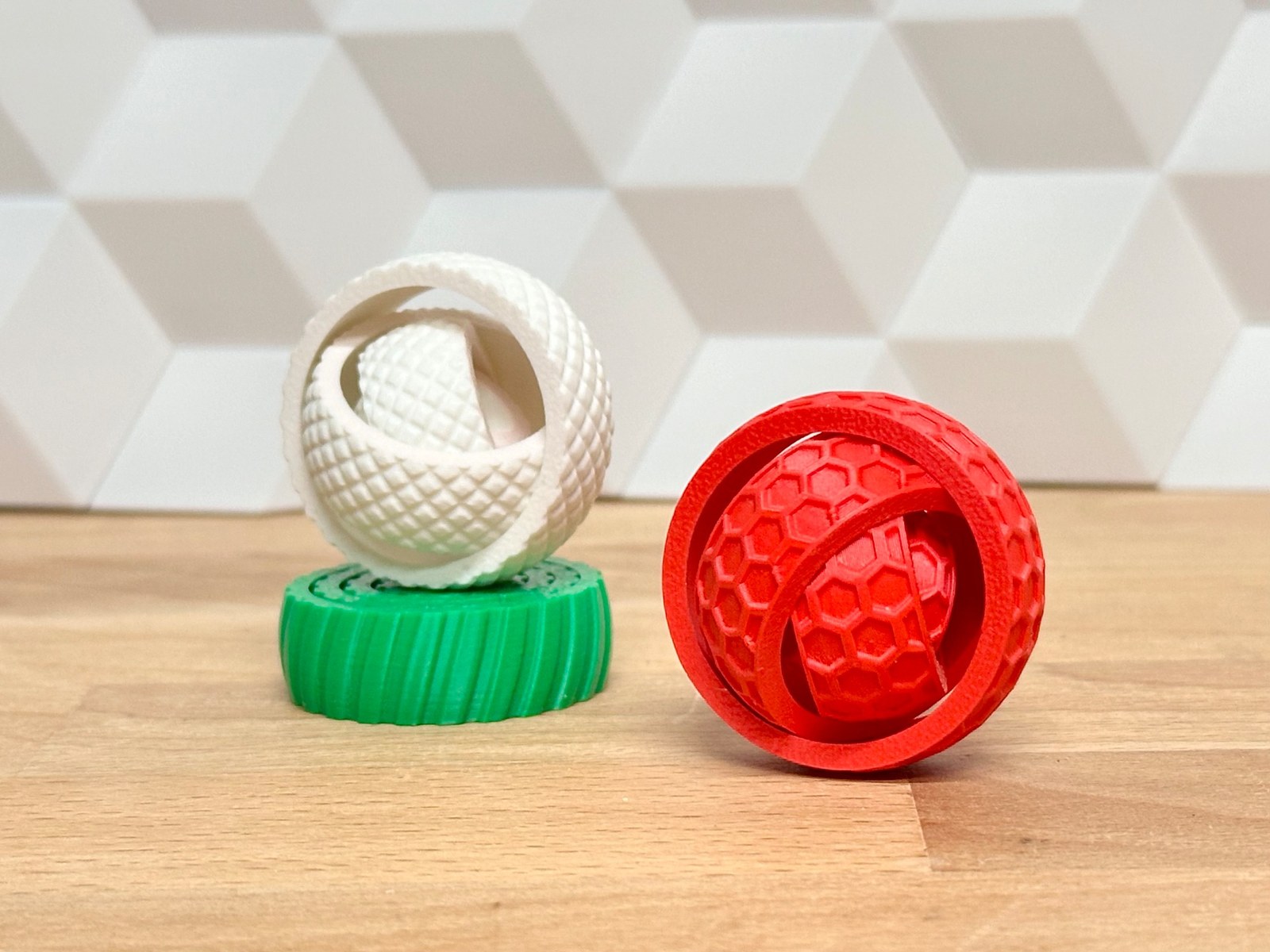 Anel spinner impresso em 3D