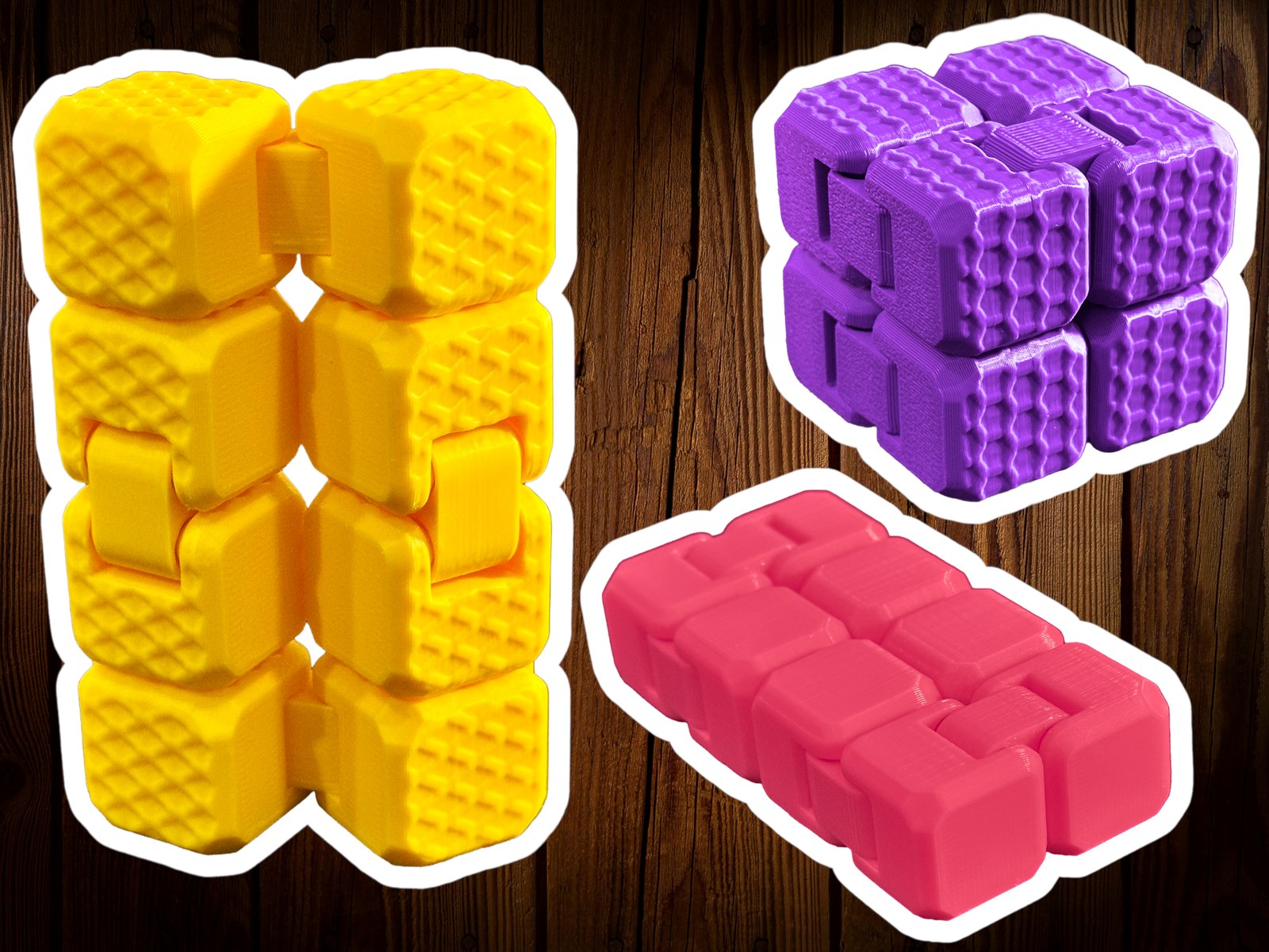 Cubo infinito impresso em 3D
